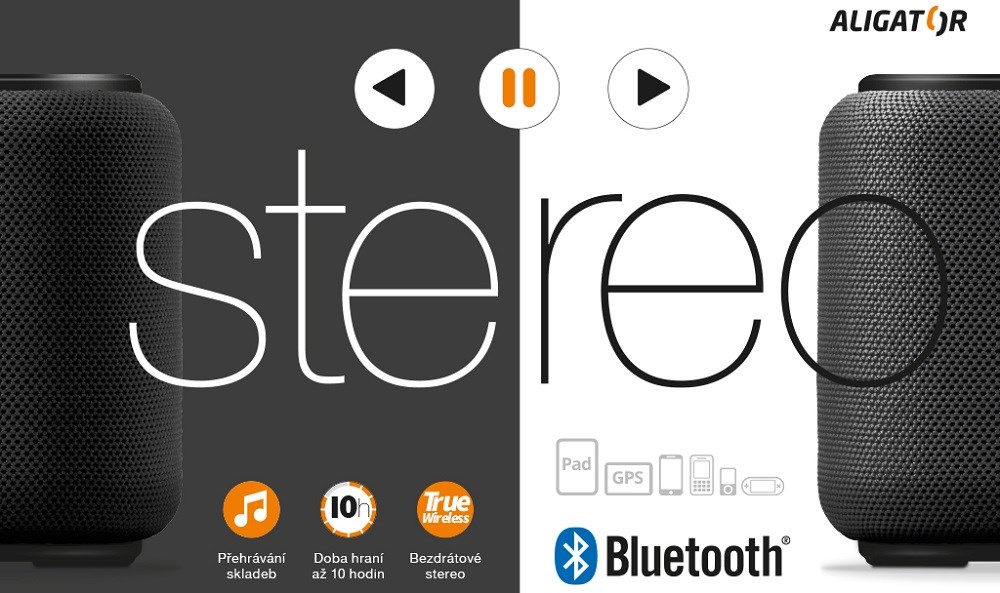 Aligator ABS3 bluetooth reproduktor